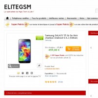 Smartphone Galaxy S5 qui revient à 417 euros le 17 septembre