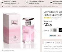 Parfum pas cher : jeanne de Lanvin 50ml à 25.42 euros
