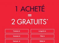 Bon plan vétements: 1 acheté = 2 gratuits chez kiabi