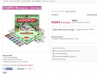 Monopoly et autres jeux en promo chez pixmania
