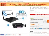 pack pc portable 17 pouces + imprimante + souris qui revient à moins de 270 euros .. en stock