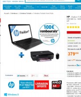 Pack Pc portable 17 pouces + imprimante qui revient à moins de 280 euros .. derniers jours …