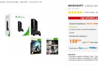 pack console xbox360  250go + 2 jeux à moins de 150 euros