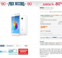 Bon plan smartphone haut de gamme: 249 euros le meizu mx3 64go (octacoeur – 2go de mémoire vive)