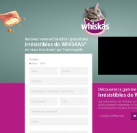 Echantillon gratuit friandise  whiskas pour chat