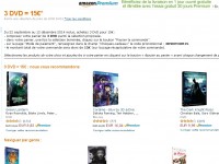 3 dvd aux choix pour 15 euros