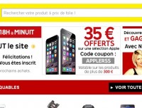 Priceminister : 35 euros de remise pour 300 d’achats dans les produits apple (ipod, ipad, iphone, macbook …)