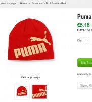 bonnet puma pas cher