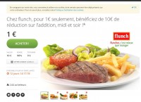 Reduction flunch : 9 euros de remise pour une note d’au moins 20 euros