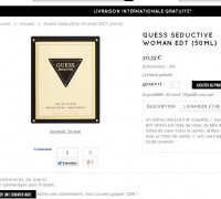 Parfum pas cher : Guess Seductive 50ml à 30.53 euros port inclus
