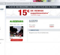 Gratuit : Abonnement à 6 numéros du magazine AlgerParis … toujours dispo