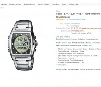 Bon plan montre :  Casio Edifice à 59 euros … le 18 octobre