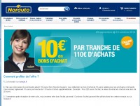 Norauto : 10 euros offert par tranche de 110 d’achats jusqu’au 12 octobre