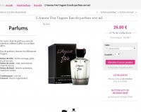 Bon plan parfums : Amour Fou Ungaro 100ml à 26 euros port inclus