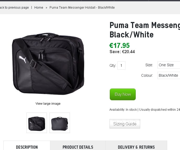 sac femme puma