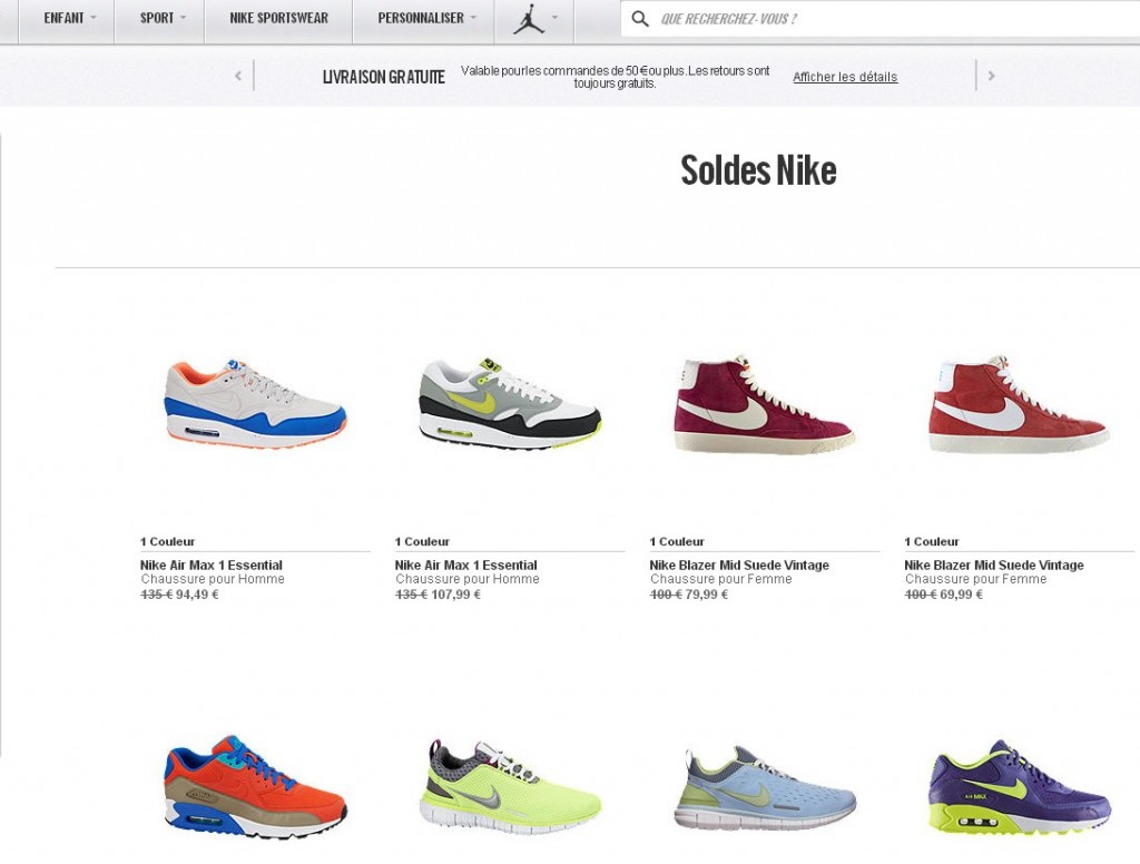 nike soldes
