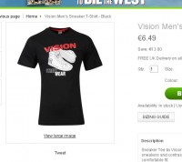 tee shirt pas cher vision