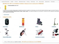 20 pourcent sur des articles de sport sur amazon