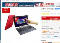 Asus transformer book t100 à 298 euros (hybride tablette  – mini pc sous windows )