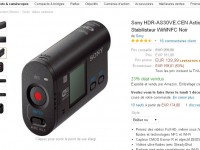 Bon plan camera sportive sony hdr as30 à 140 euros