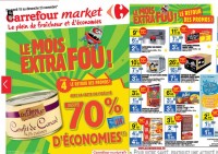 Carrefour market : 70% sur la carte sur des produits du 18 au 23 novembre