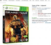 Bon plan jeux video xbox360 :  4.99 euros gear of war judgment