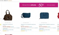 50 pourcent sur des sacs et accessoires de la marque Kipling