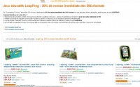 Bon plan jouet: 20 pourcent de remise sur leapfrog (tablette leappad 3 à 75€…)