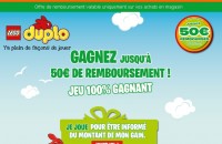 bon plan jouets : Lego duplo presque gratuit avec de 10 à 50 euros de remboursés