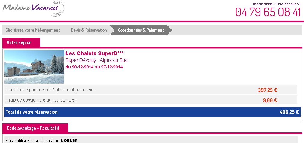 Location à la montagne en promo pour les vacances de noel