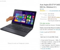 Pc portable core i3 tactile à 399 euros le 20 novembre
