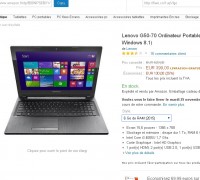Pc portable 15 pouces core i3 6go de ram à 399 euros
