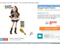 Bon plan jouets:  poupée bratz à 7.25 euros port inclus