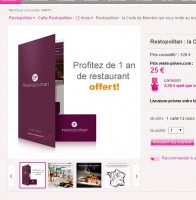 Bon plan restau : 25 euros au lieu de 120 la carte restopolitan qui donne 2 repas pour le prix d’un