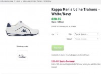 baskets hommes kappa udine à 17.3 euros port inclus