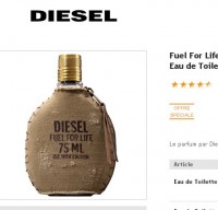 Bon plan parfum hommes : Fuel For Life Diesel 30ml à 21.75 + 3.95 euros de frais de port
