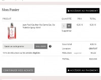 Bonne affaire parfum : gaultier ma dame 50ml à moins de 24 euros port inclus