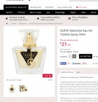 Eau de toilette Guess Seductive 30ml à 21.71 euros
