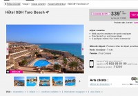 Super affaire vacances:  339 ou 349 le séjour tout inclus en 4 étoiles aux canaries au depart de Paris et Lyon les 7 et 14 decembre