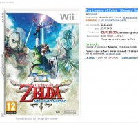 Bon plan jeux videos : legend of zelda skyward sword pour wii à 11 euros