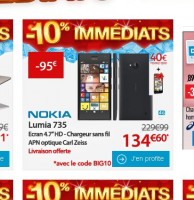 Bonne affaire smartphone : Lumia 735 + Lumia 530 qui reviennent à 134 euros les deux