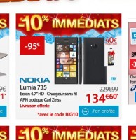Bonne affaire smartphone : Lumia 735 + Lumia 530 qui reviennent à 134 euros les deux