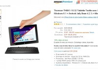 Tablette 10 pouces Windows / android à moins de 200 euros (avec clavier ) .. le 20 decembre