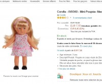 Mini poupée corolle pas chère à 7.55 euros contre au moins 16 ailleurs