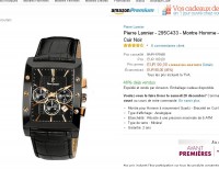 Montre pierre Lannier Hommes à 99 euros qui se vend ailleurs autour de 170 euros