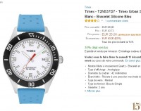 Montre Timex pour hommes à 25 euros le 12 decembre