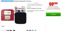 Console Nintendo 2ds à 92 euros ou à 99 euros avec une pochette de protection
