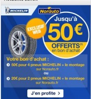 Bon plan pneu hiver : bons d’achats offerts sur pneus michelin chez norauto (jusqu’au 7 decembre)