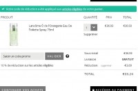 Bon plan parfum : lancome o de l’orangerie à 33 euros en vapo 75ml