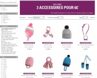 Super affaire : 3 accessoires pour enfants ( bonnet, écharpes, sac à dos … ) pour 6 euros … jusqu’au 1er janvier